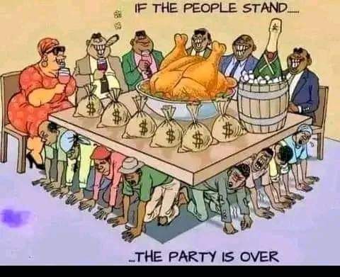 georgeware2024's tweet photo. THE LIFE OF POLITICIANS VERSUS THE  LIFE OF VOTERS . https://t.co/8n0bL2Oh9w