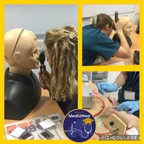 Busy week in #MedEdWest with simulation for our UU students.  Hands-on experience under excellent supervision.
#MedEdWest wishing you best of luck in your exams.
#PracticalSkills✅
# PracticeMakesPerfect ✅