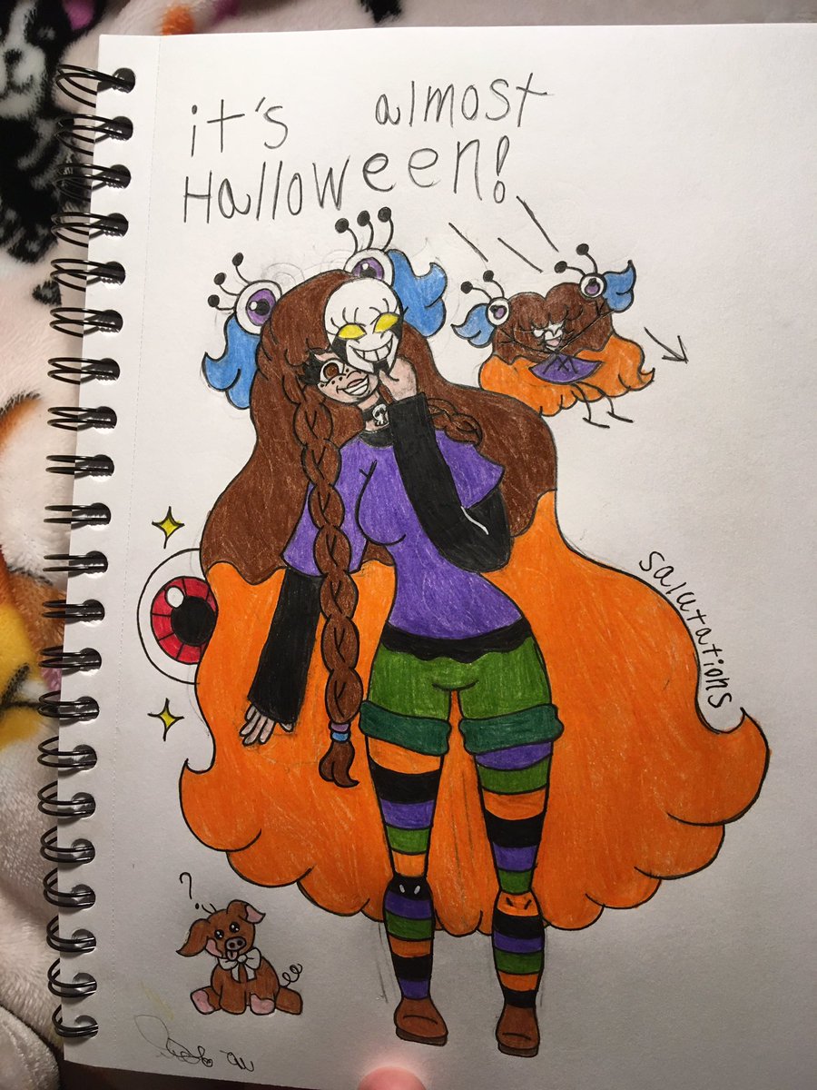 Pomegranante_M1's tweet photo. I just deleted this tweet/post so here it is again.
My Halloween persona π€¦ββοΈπβοΈ
#SalutationsArt #Persona #Art #HalloweenArt https://t.co/3cw2jKx3PK