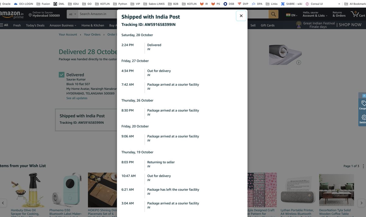 sauravtrivedi's tweet image. Hey @amazonIN , seriously, I&apos;ve had 10 customer service calls in the last month, and every time I try to return something, it mysteriously gets marked as &quot;delivered&quot; even though it&apos;s going back to the seller. 😡 This feels like a total scam! 🤬 #AmazonIssues #CustomerServiceFail