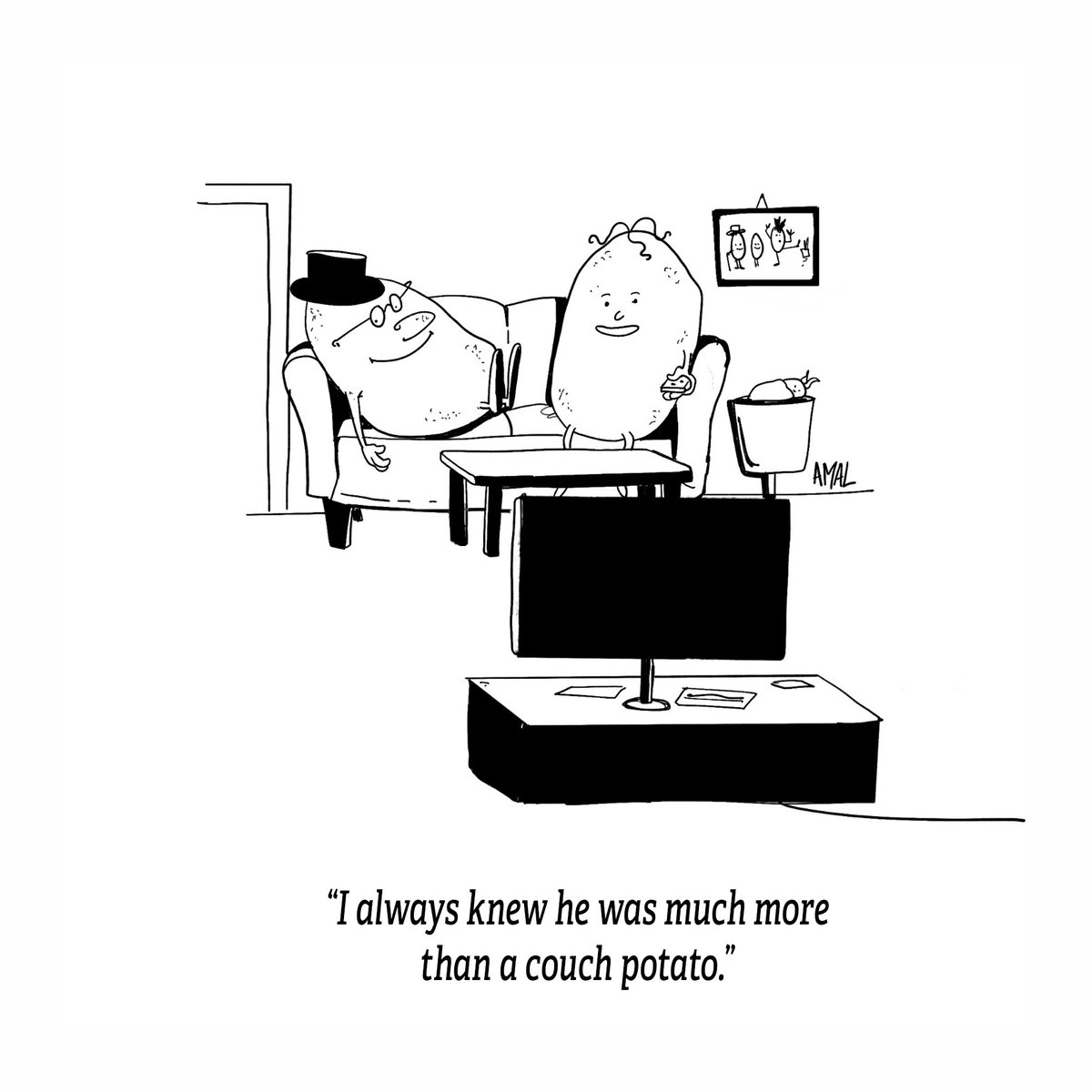 he was a hot potato 🥔