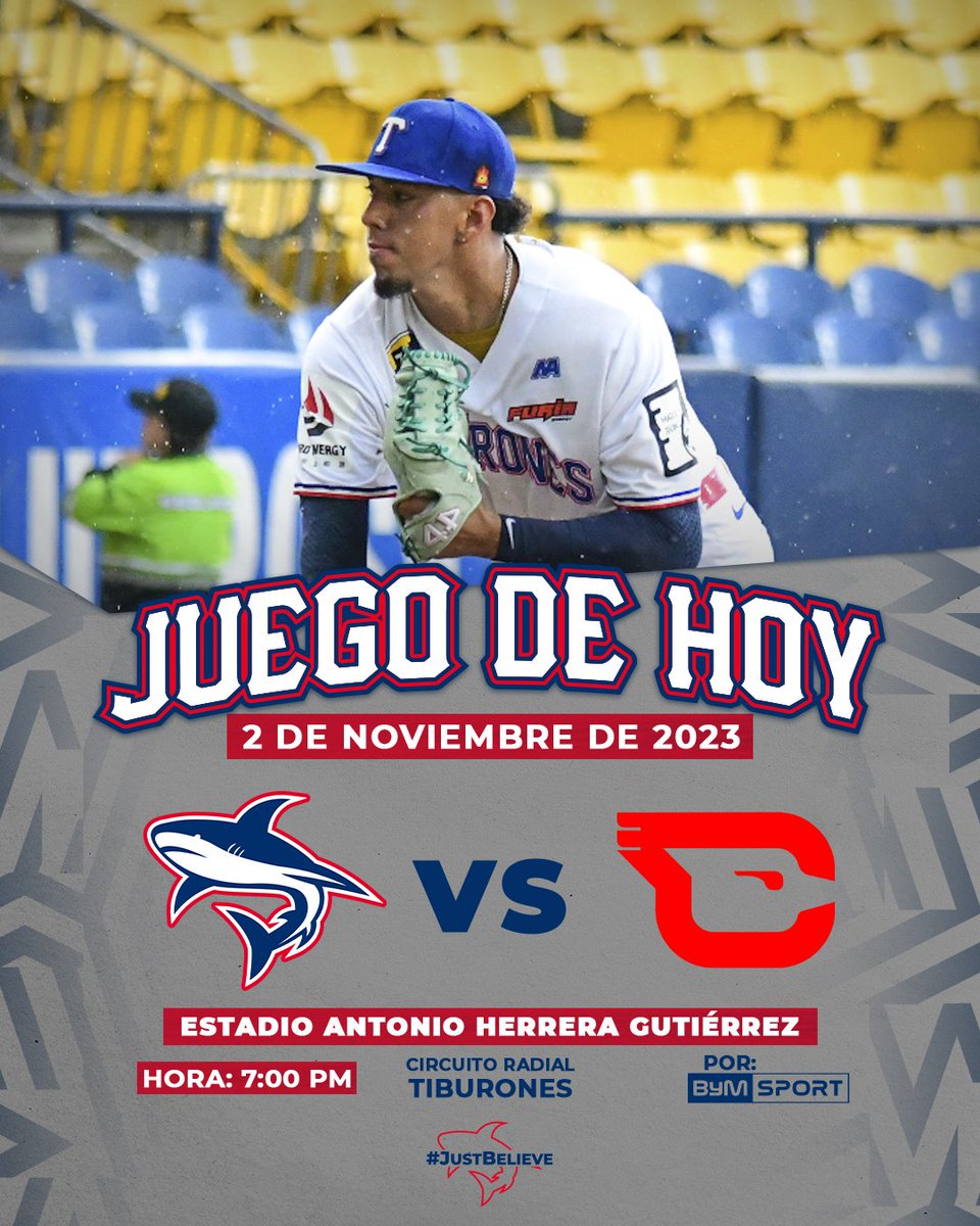 ᴘʀɪᴍᴇʀᴀ ᴠɪsɪᴛᴀ ᴀ ʙᴀʀǫᴜɪsɪᴍᴇᴛᴏ💪🏾🦈

Edwin Jiménez (LD) ✖️ Héctor Rodríguez (LZ)

🆚 Cardenales
🏟️ Antonio Herrera Gutiérrez 
⏰ 7:00 p.m.
📺 BymSport
📻 Circuito Tiburones - CircuitoOnda
💻📝Puedes seguir el duelo en el play by play por
chat.whatsapp.com/KNSF7p4rcasEEW…