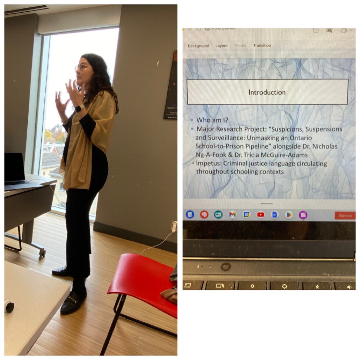 Scott Searle (He/His) (@scottsearle) on Twitter photo Thrilled to welcome <a href="/MsKirkup/">Kasey Kirkup (she/her)</a> to our Context of Ontario schools class <a href="/uOttawaEdu/">uOttawa Education</a> ! She is sharing her research on suspensions and school discipline along side her lived experience as a new teacher. Super proud to know such a great teacher! <a href="/ocsbNTIP/">@ocsbNTIP</a> Thrilled to welcome <a href="/MsKirkup/">Kasey Kirkup (she/her)</a> to our Context of Ontario schools class <a href="/uOttawaEdu/">uOttawa Education</a> ! She is sharing her research on suspensions and school discipline along side her lived experience as a new teacher. Super proud to know such a great teacher! <a href="/ocsbNTIP/">@ocsbNTIP</a>