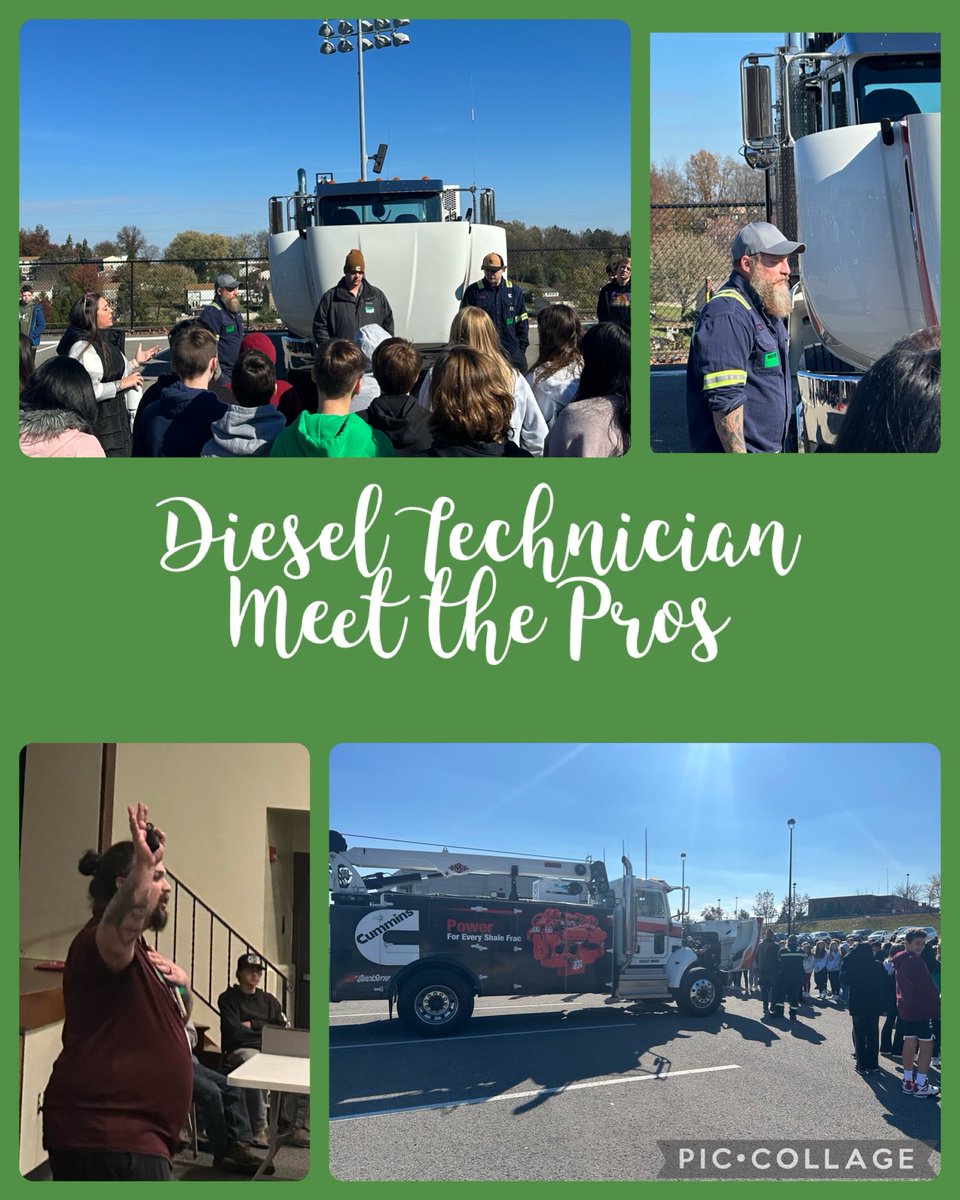 Amazing experiences exploring our SF Ss future World of Work with Cummins &amp; ⁦<a href="/ParkwayWestCTC/">Parkway West CTC</a>⁩ Could your strengths &amp; interests match diesel tech career? So appreciative of our partnerships! ⁦<a href="/PGHWorldofWork/">World of Work (Pittsburgh)</a>⁩ #SFLionPride ⁦<a href="/SouthFayetteSD/">South Fayette Township School District</a>⁩ ⁦<a href="/greggbehr/">Gregg Behr</a>⁩