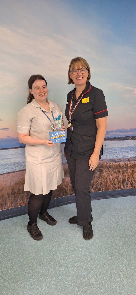 Introducing the BRHC Director/Deputy Director of Nursing 'GREATIX of the month award'. October winner goes to nurse Kerry for supporting a colleague through her first experience in providing end of life care to a patient & their family 🫶 @RachelHHughes01 @uhbwNHS @thegrandappeal