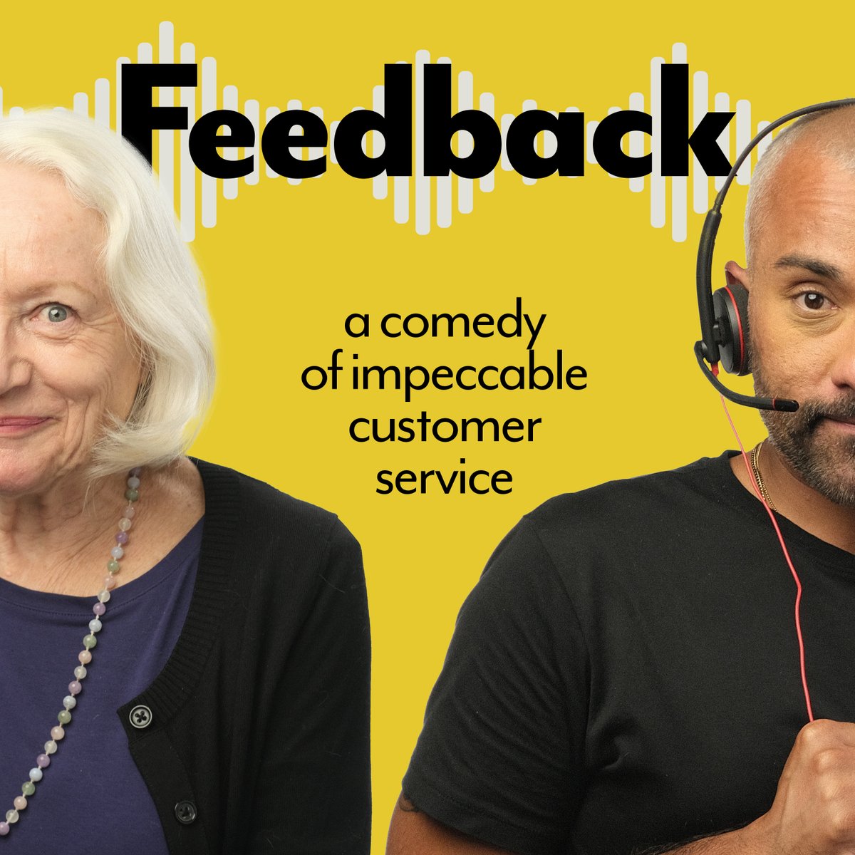 I wrote a dramatic podcast about an absolutely wild interaction between a suburban woman and a phone company rep dropping Nov 7. The trailer is out now wherever you get your podcasts (search "FEEDBACK a comedy of impeccable customer service").

cue6.ca/feedbacklisten…