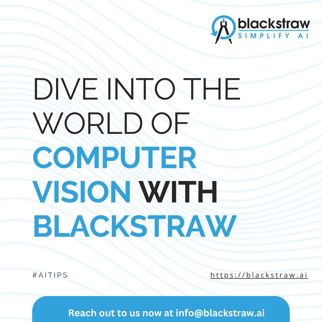 Blackstraw_AI's tweet image. Visual data holds a wealth of untapped potential, and our cutting-edge solutions are here to unlock it. Talk to us today and learn how we extract actionable insights that empower your business.
#computervision #computervisiontechnology #visualdata #innovation #ai #aisolutions