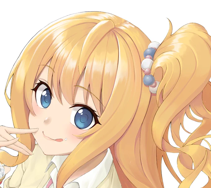 続き線画の調整をしました_φ(・_・まだまだ線画の道のりは長い…( ˘ω˘ ) 