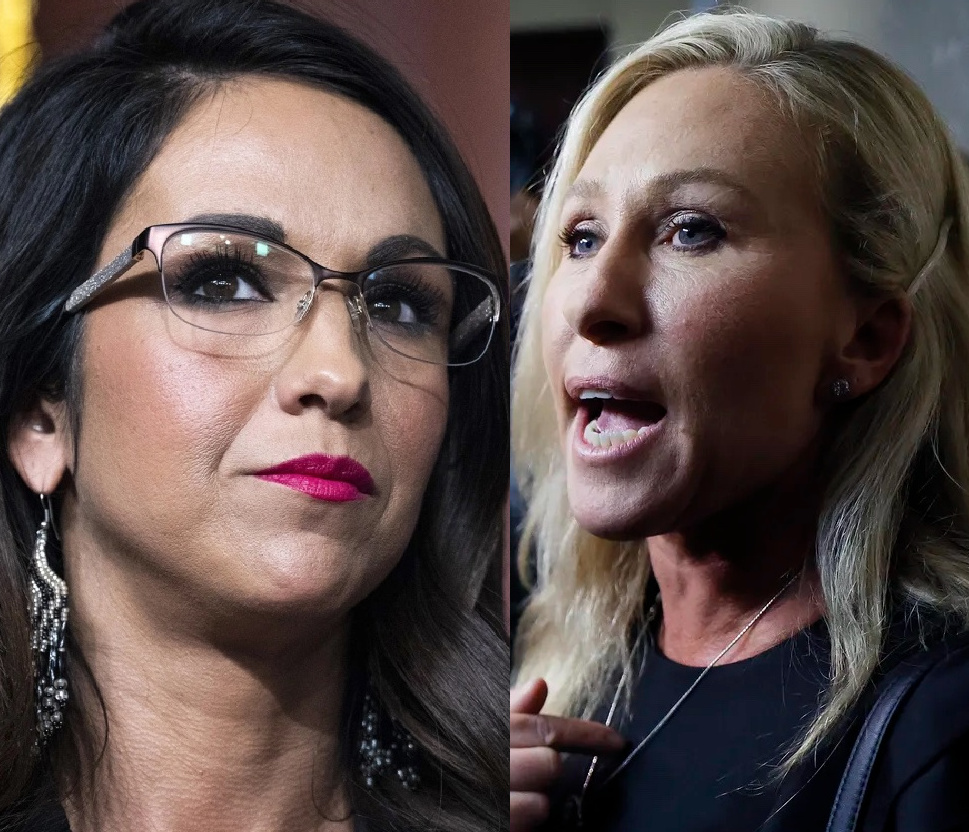 BREAKING: MAGA Congresswoman Marjorie Taylor Greene goes for Lauren Boebert's throat and mocks her now-infamous Beetlejuice sexual misconduct scandal.

Don't you just love it when Republicans eat each other alive?

Greene was infuriated when some members of the Republican caucus