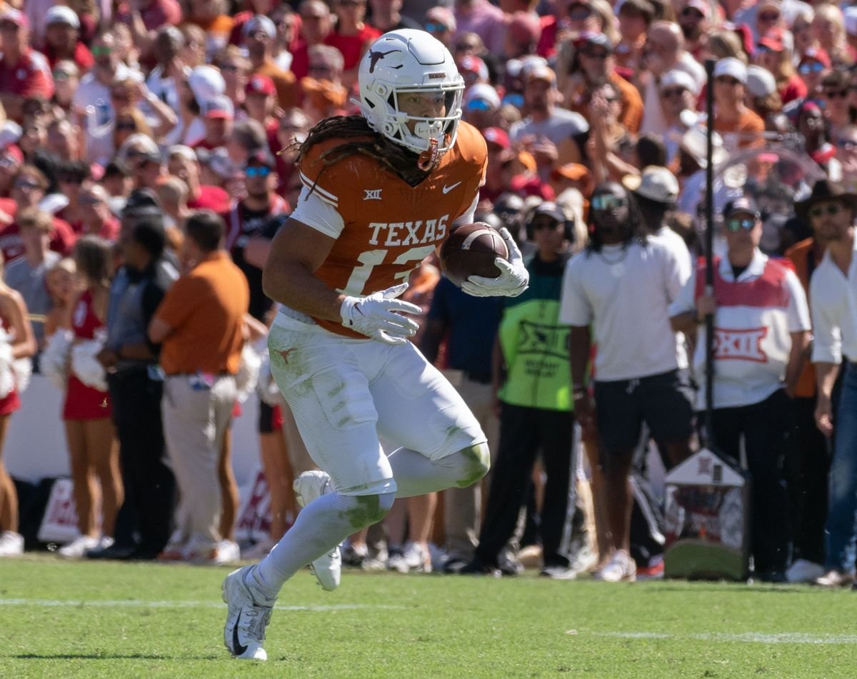 InsideTexas's tweet photo. Steve Sarkisian: "Jordan Whittington is going to play in the NFL and he's going to play for a while." https://t.co/SzU5PBdf4o