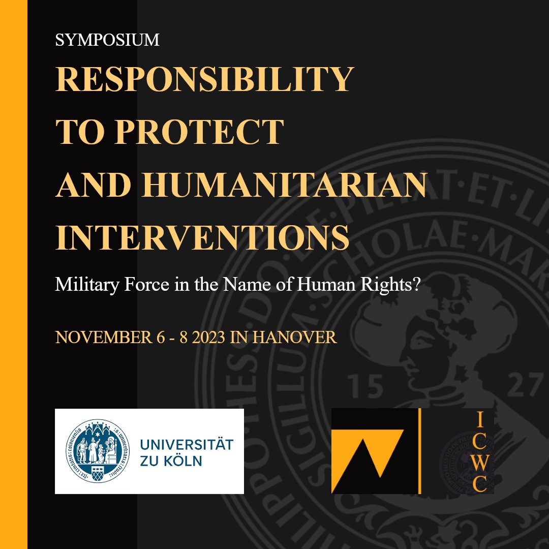 Starts next Monday 6th November👉Interdisciplinary Symposium on "R2P and Humanitarian Interventions" <a href="/VolkswagenSt/">VolkswagenStiftung</a> in Schloss Herrenhausen! @ICWC_MR <a href="/henning_vries/">Henning de Vries</a> <a href="/UniCologne/">Universität zu Köln</a> <a href="/Philfak_koeln/">Philosophische Fakultät der Uni Köln</a> <a href="/FabianMKlose/">hhr.hypotheses.org</a> @Stefanie_Bock_ <a href="/ArvidSchors/">Arvid Schors</a> <a href="/DGVN_de/">DGVN e.V.</a> <a href="/AKHF_V/">AKHF Historische Friedens- und Konfliktforschung</a>  <a href="/UniCologneCIF/">Cologne International Forum</a> <a href="/UniCologneNY/">Uni Cologne NY</a>