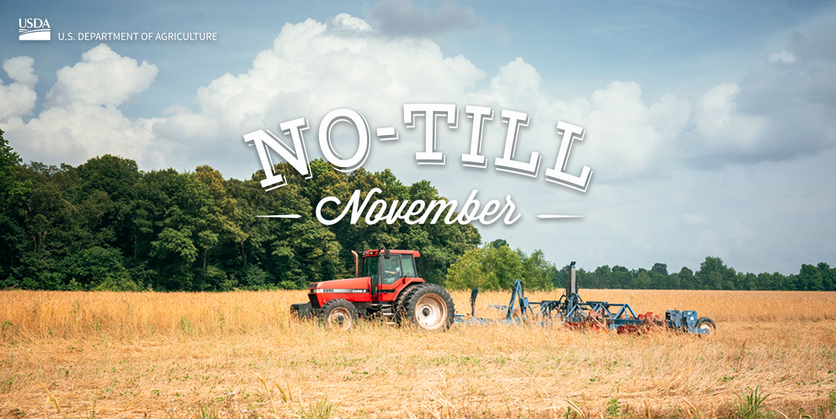 Happy #NoTillNovember! Soil is a precious, irreplaceable resource and reducing tillage is one of the key principles of #soilhealth. Join us this month as we highlight farmers who are growing more by doing less. bit.ly/3FJGUIW