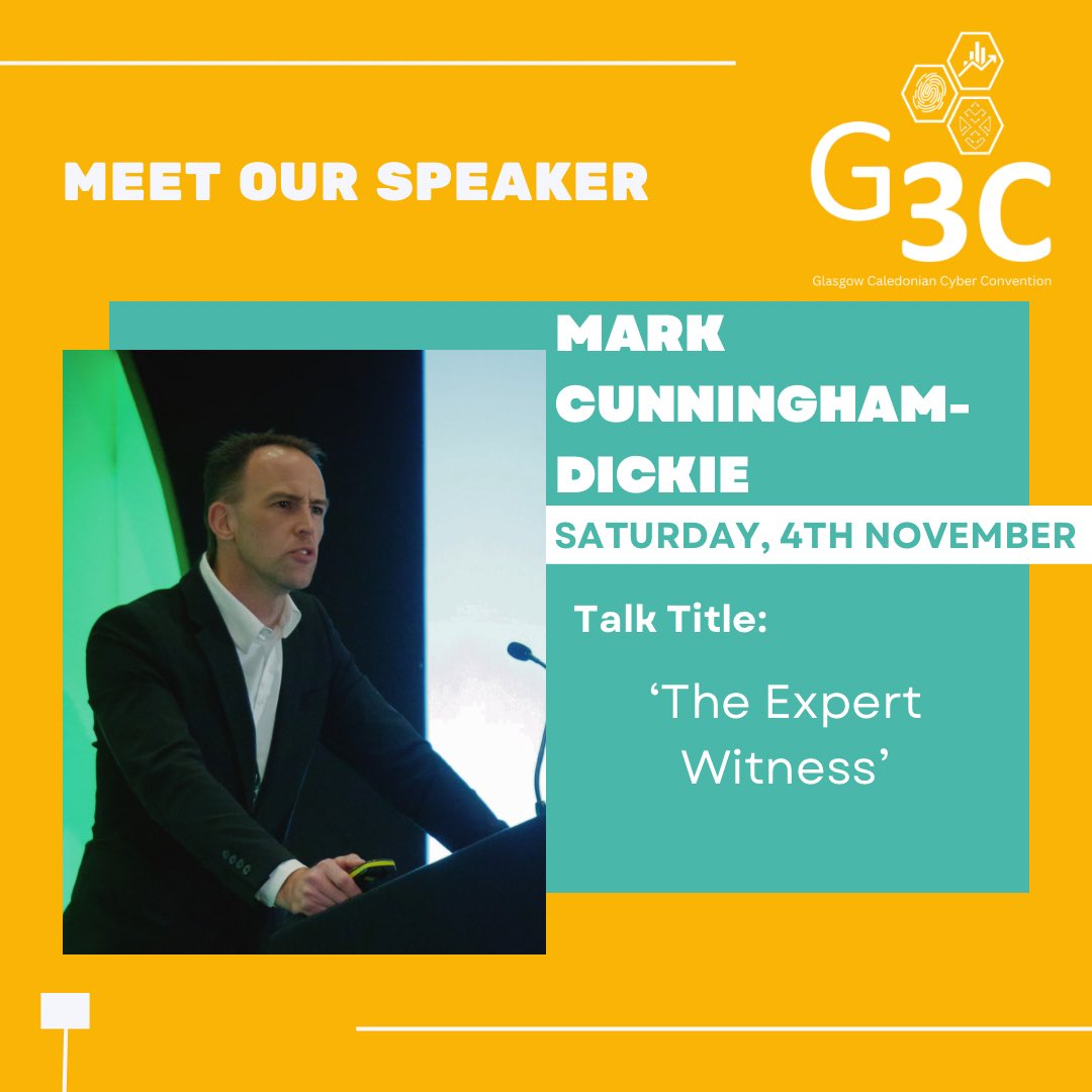 G3CUK's tweet photo. We’re delighted to announce more of our speakers for G3C! 📣

@StevieNo1 
@raesene 
@McdCyber 

#g3c #ehs #cybersecurity #ethicalhacking #cybertalk #cyberevent #gcu #networking #cyberconference https://t.co/vEh2olmXQX