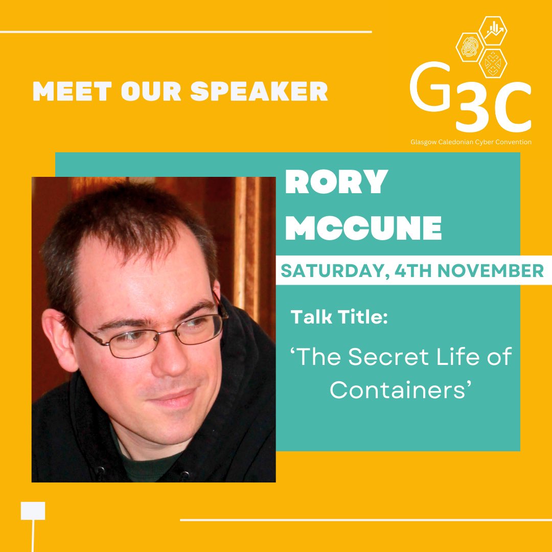 G3CUK's tweet photo. We’re delighted to announce more of our speakers for G3C! 📣

@StevieNo1 
@raesene 
@McdCyber 

#g3c #ehs #cybersecurity #ethicalhacking #cybertalk #cyberevent #gcu #networking #cyberconference https://t.co/vEh2olmXQX