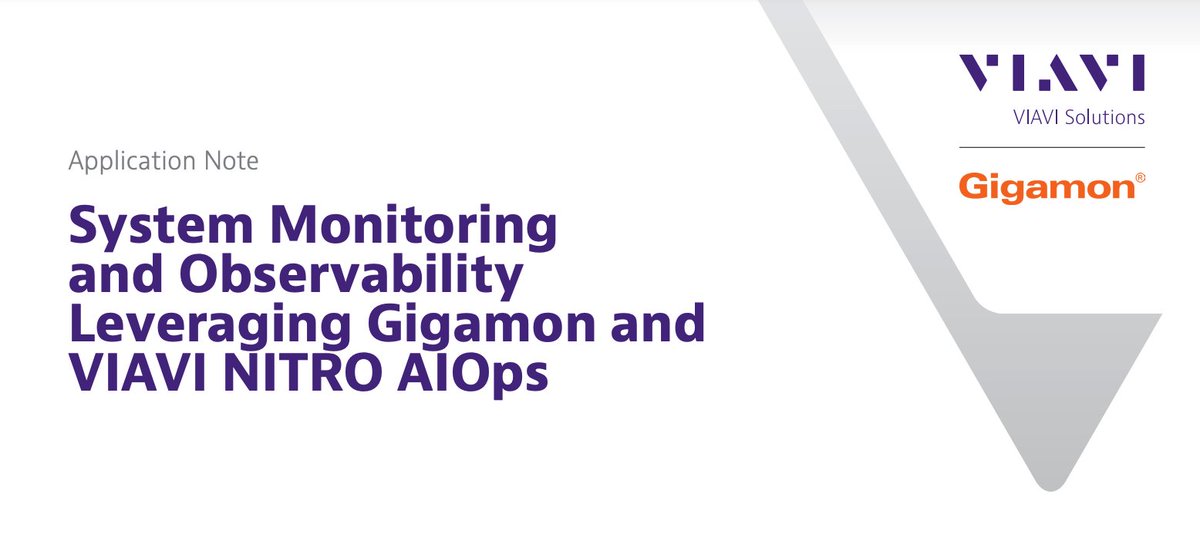 GigamonPartners's tweet photo. 🤝 Learn more about Gigamon and Viavi's powerful combination, unlocking additional value for your customers and providing extended visibility into the network and simplified operations! #Partnership #AIOps 

🚀 Read more here: https://t.co/PKlqwOYq6t https://t.co/xPOzZ4LcI9