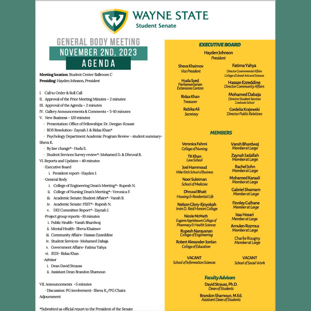 WSU Student Senate tweet media