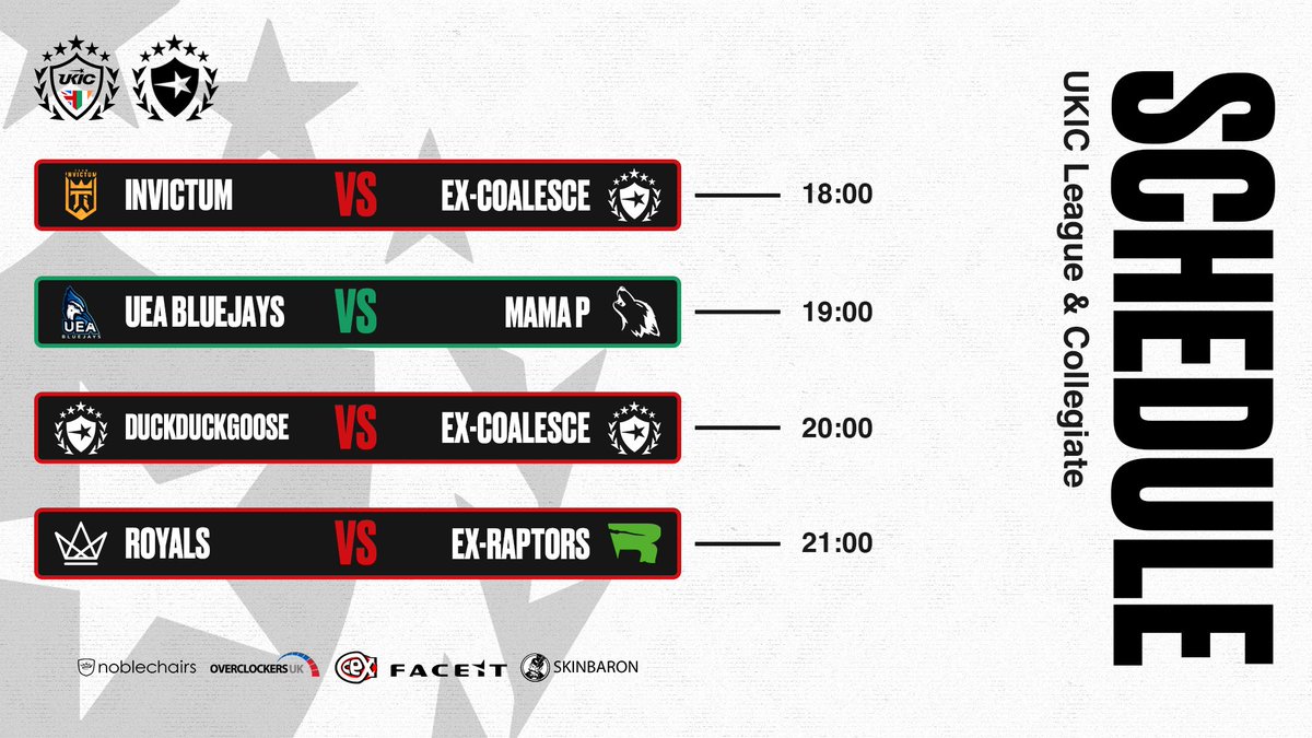 UKICircuit's tweet image. 4⃣ games and only 1⃣ place to be tonight 😎

⏰ Starts 6pm GMT
🎙️ @DSHZY415 
📺 twitch.tv/ukictv