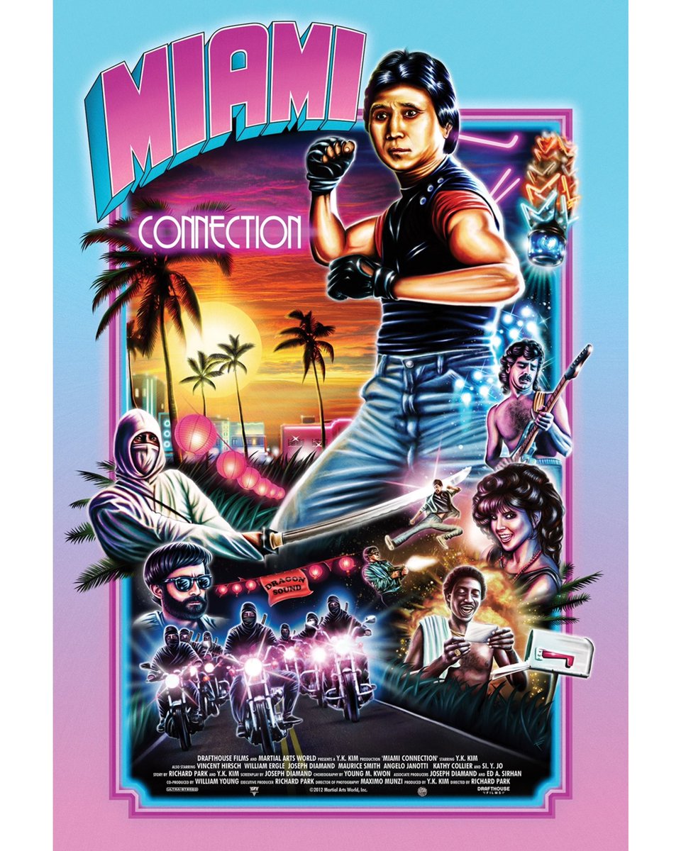 ScarecrowPete's tweet photo. Two weeks until @ThursdayTerrors screens martial arts cult classic MIAMI CONNECTION (1987) on Thurs, Nov 16 at 7:30pm & 9:45pm!
Two tix left for 7:30pm show!
Located at the Dipson Amherst Theatre in Buffalo, NY.
#ThursdayNightTerrors #MiamiConnection #DragonSound #cultclassic https://t.co/Q70wfYpYeX