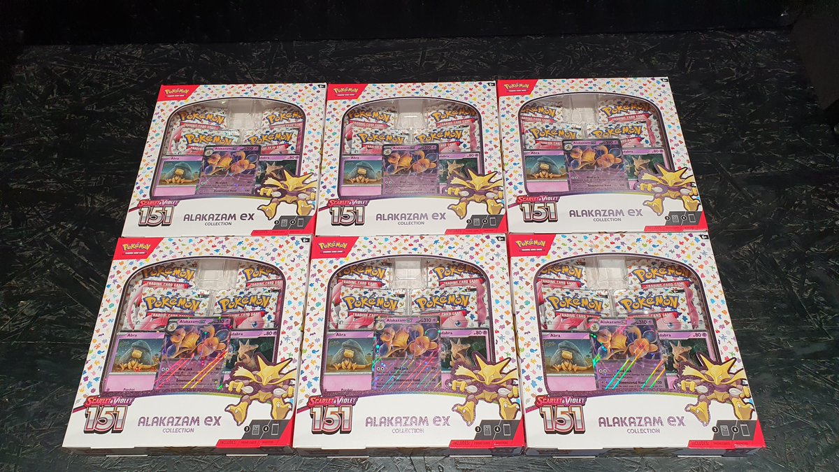ComarcaJaen's tweet photo. Nos llega a La Comarca uno de los sets de colección de #PokemonScarletViolet 151 - Alakazam EX.
Edición muy buscada por todos los jugadores de #PokemonTCG 
¡Corred que vuelan!

https://t.co/ngGyd4SeM5 🧙🏻‍♂️🧝🏻 https://t.co/Pzjf8ogA8F