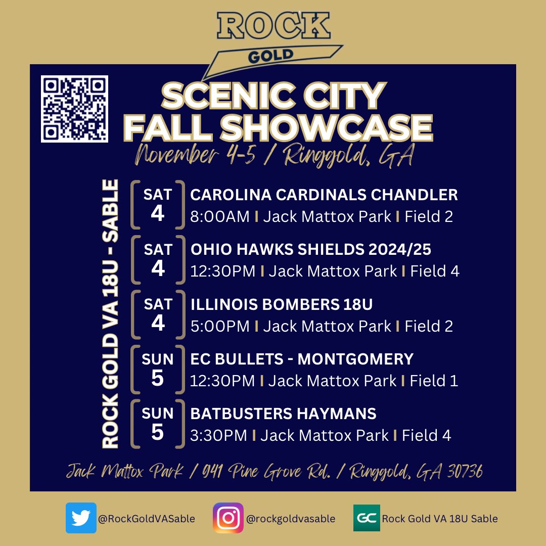 Rock Gold VA 18U Sable (@rockgoldvasable) on Twitter photo We can hardly wait! It’s gonna be a fantastic weekend of fun and competition. We are thrilled to be a part of it! Thank you <a href="/ConnectSports_/">Connect Sports</a> for all your hard work to organize this event! We can hardly wait! It’s gonna be a fantastic weekend of fun and competition. We are thrilled to be a part of it! Thank you <a href="/ConnectSports_/">Connect Sports</a> for all your hard work to organize this event!