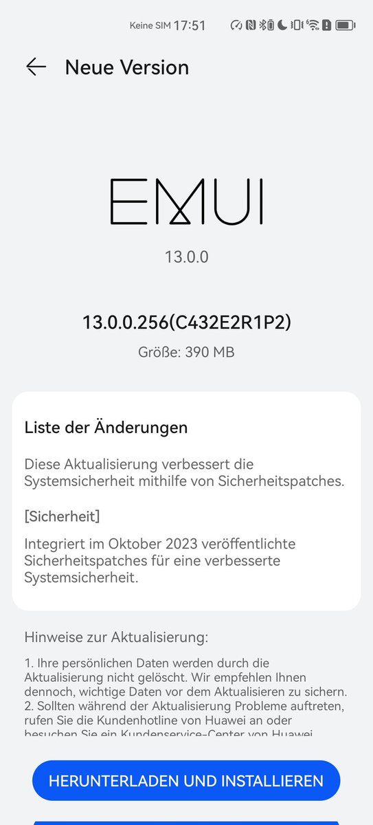 llelectronics's tweet photo. #Huawei liefert ab. #Nova10Pro Oktober Patch ist da https://t.co/FaDr17LOfx