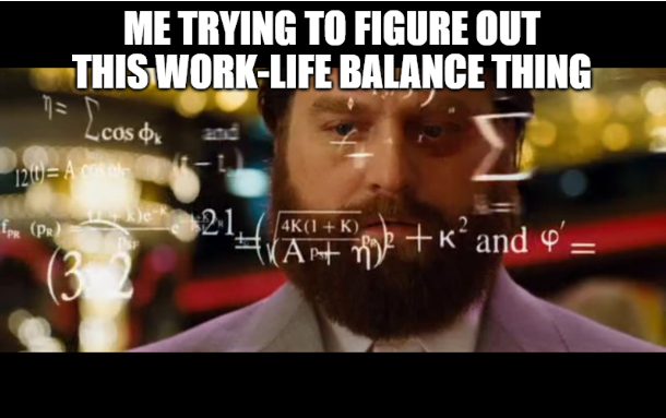 J_Hubbard5's tweet photo. Balancing work and life is like solving a challenging #LifeEquation, where the variables of career and personal well-being need just the right constants to find harmony. ⚖️🌟 #WorkLifeBalance https://t.co/0ohC3jhN5V