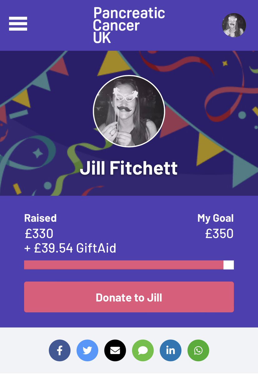 In less than 24 hours we’ve raised this brilliant amount, thank you all so very much 💜

<a href="/lgoodbu/">Lesley Goodburn</a> 
<a href="/PancreaticCanUK/">Pancreatic Cancer UK</a> 
<a href="/ELHT_DERI/">ELHT Directorate_Education, Research & Innovation</a> 
<a href="/ELHTresearch/">ELHT Research & Innovation</a>
