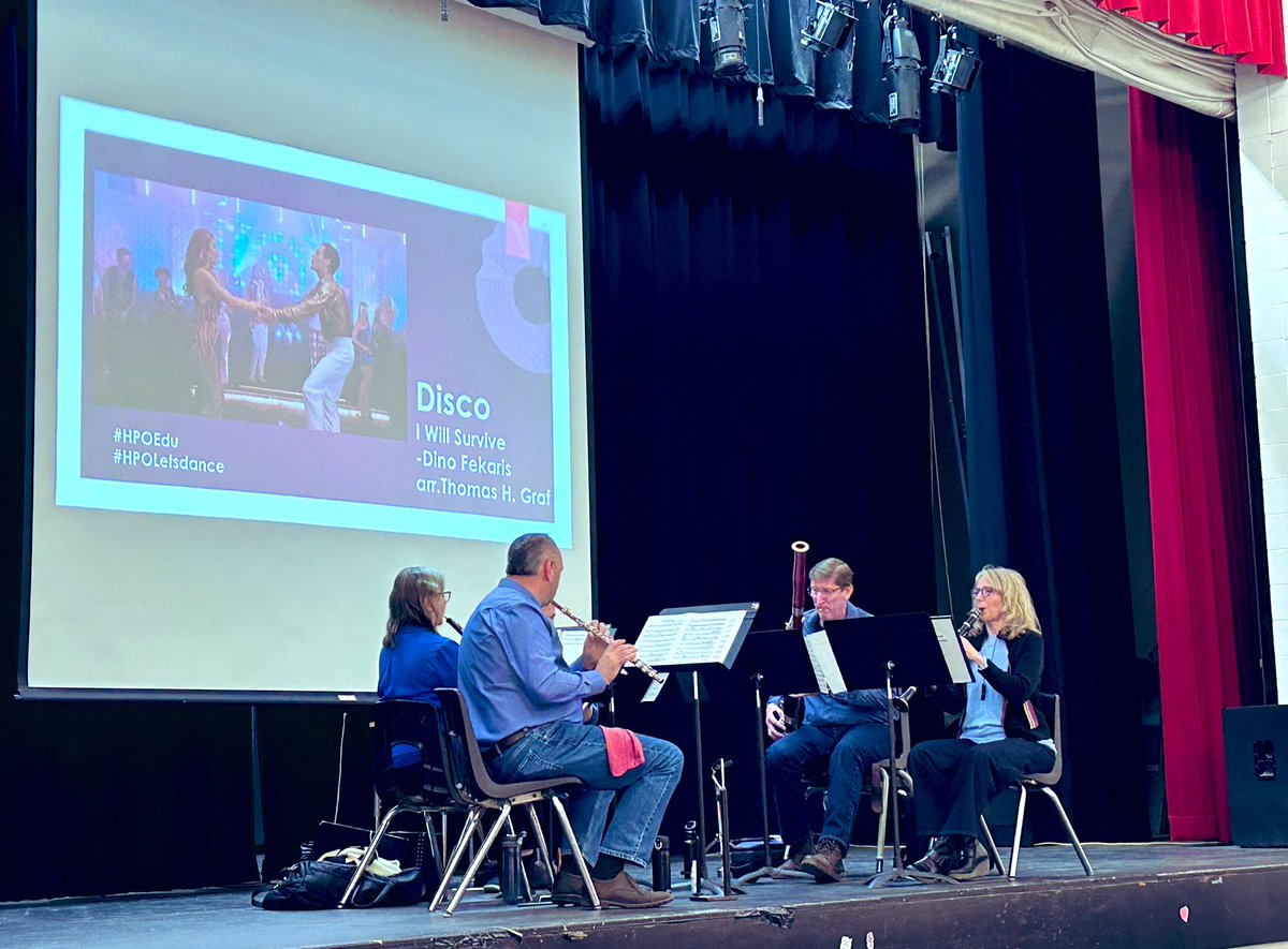We had the privilege to see and hear some amazing music this afternoon by members of the <a href="/H_P_O/">Hamilton Philharmonic Orchestra</a>. Thank you for sharing your remarkable gifts with our community. <a href="/Hillcrest_HWDSB/">Hillcrest School</a> <a href="/Viscount_HWDSB/">Viscount Montgomery</a> <a href="/hwdsb_arts/">HWDSB Arts</a> <a href="/Churchill_HWDSB/">Sir Winston Churchill SS</a>