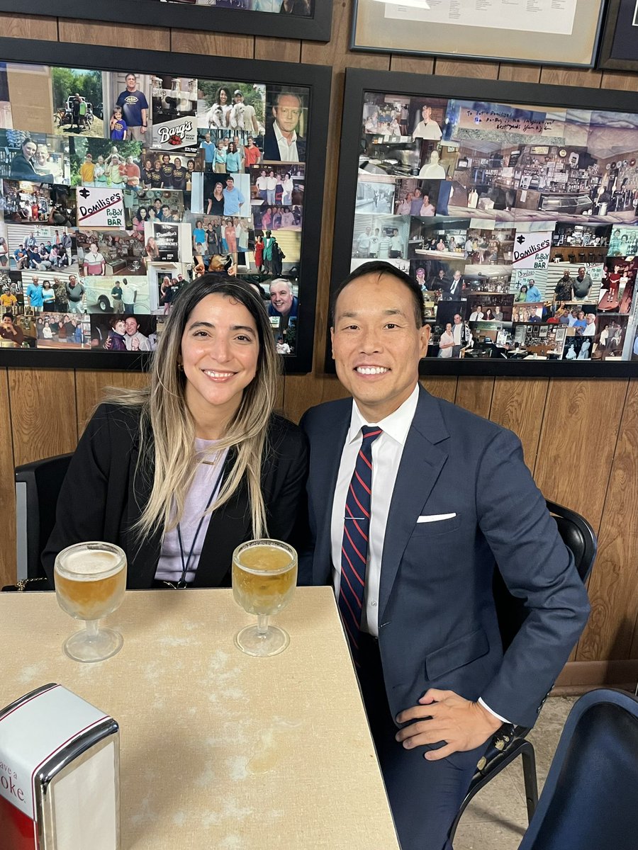 Post talk lunch at <a href="/DomilisesPoboys/">Domilise's Poboys</a> in NOLA with <a href="/drstephenfenton/">Stephen J. Fenton</a> and Robert Swendiman. Thanks to <a href="/PediTraumaSoc/">Pediatric Trauma Soc</a> for the opportunity to participate at #PTS2023 and to visit such a great city!