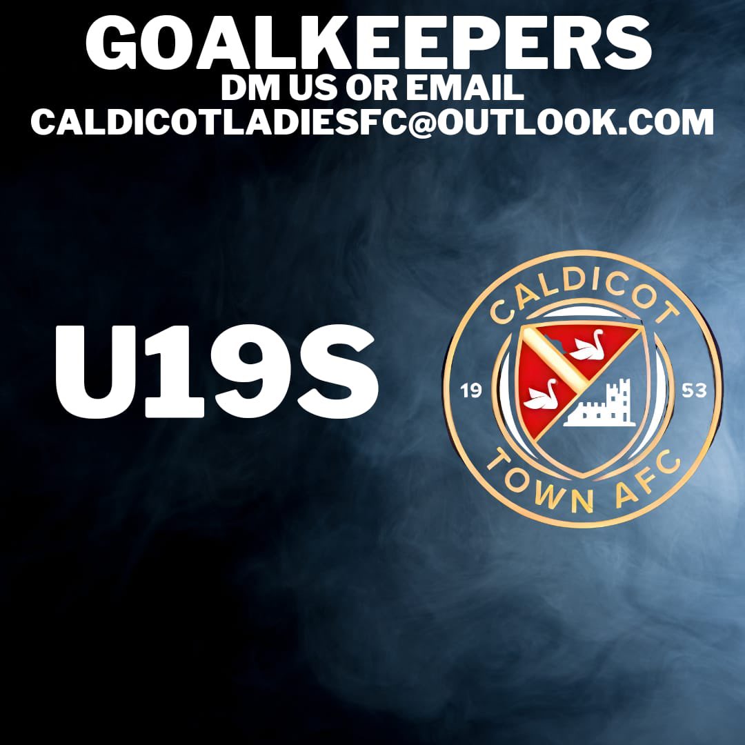 CaldicotLadyFC's tweet photo. We are looking for a goalkeeper for our U19’s girls team. 
Player must be between 16-19.
We will provide goalkeeping specific sessions to help you improve. Get in contact if interested. #UppaTown 🔵🧤 https://t.co/fBAZrAx1X9