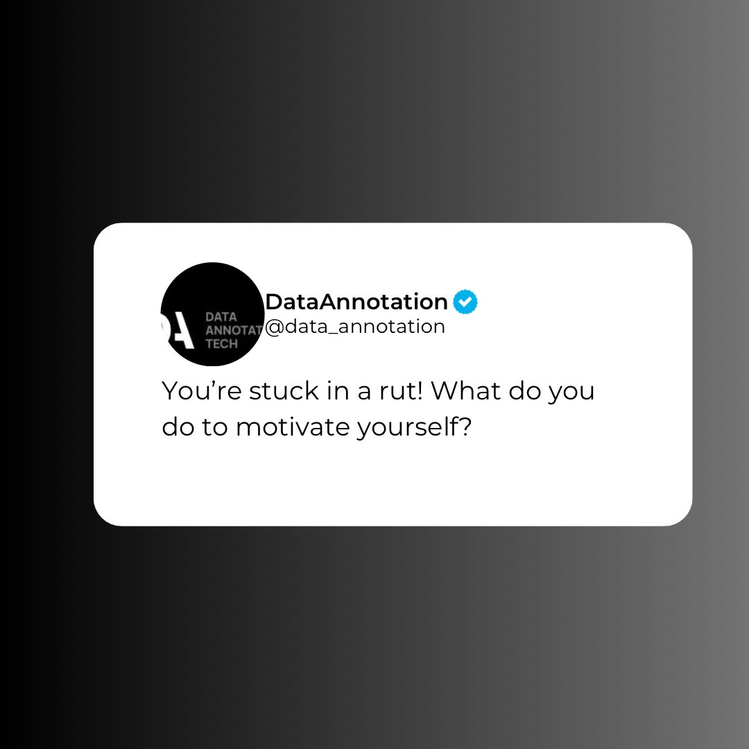 Data_Annotation's tweet image. A good playlist? An extra shot of espresso? We’re all ears. 👂 #DataAnnotation