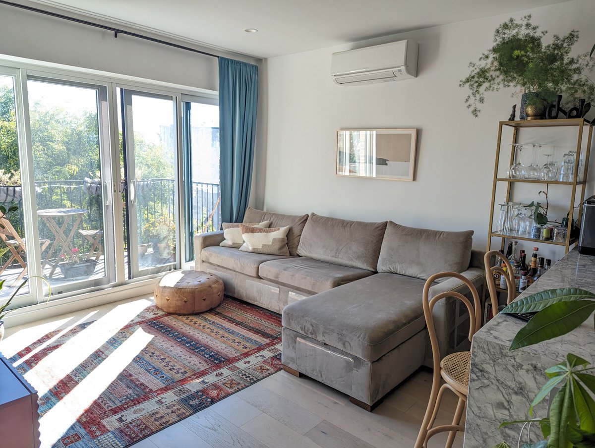 JamesJohnBeck's tweet photo. My partner and I are looking for a caring tenant to rent our sunny, fully-furnished apartment in Brooklyn, NYC for 4-5 months (Mid-December through April). 

Share with folks doing the digital nomad thing. https://t.co/1y7lxiXgkj