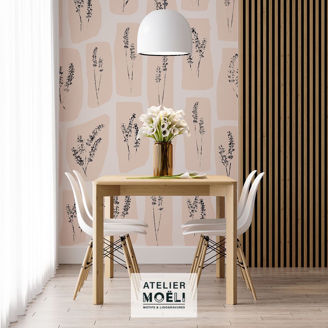 ateliermoeli's tweet photo. Je suis très heureuse de vous présenter ma première collaboration avec Ambiance Murale ! Une collection de papier peint sur-mesure réalisée à partir d'empreintes végétales 🍃

A retrouver sur https://t.co/FyeUwncQ0N https://t.co/89gIxXzpnr