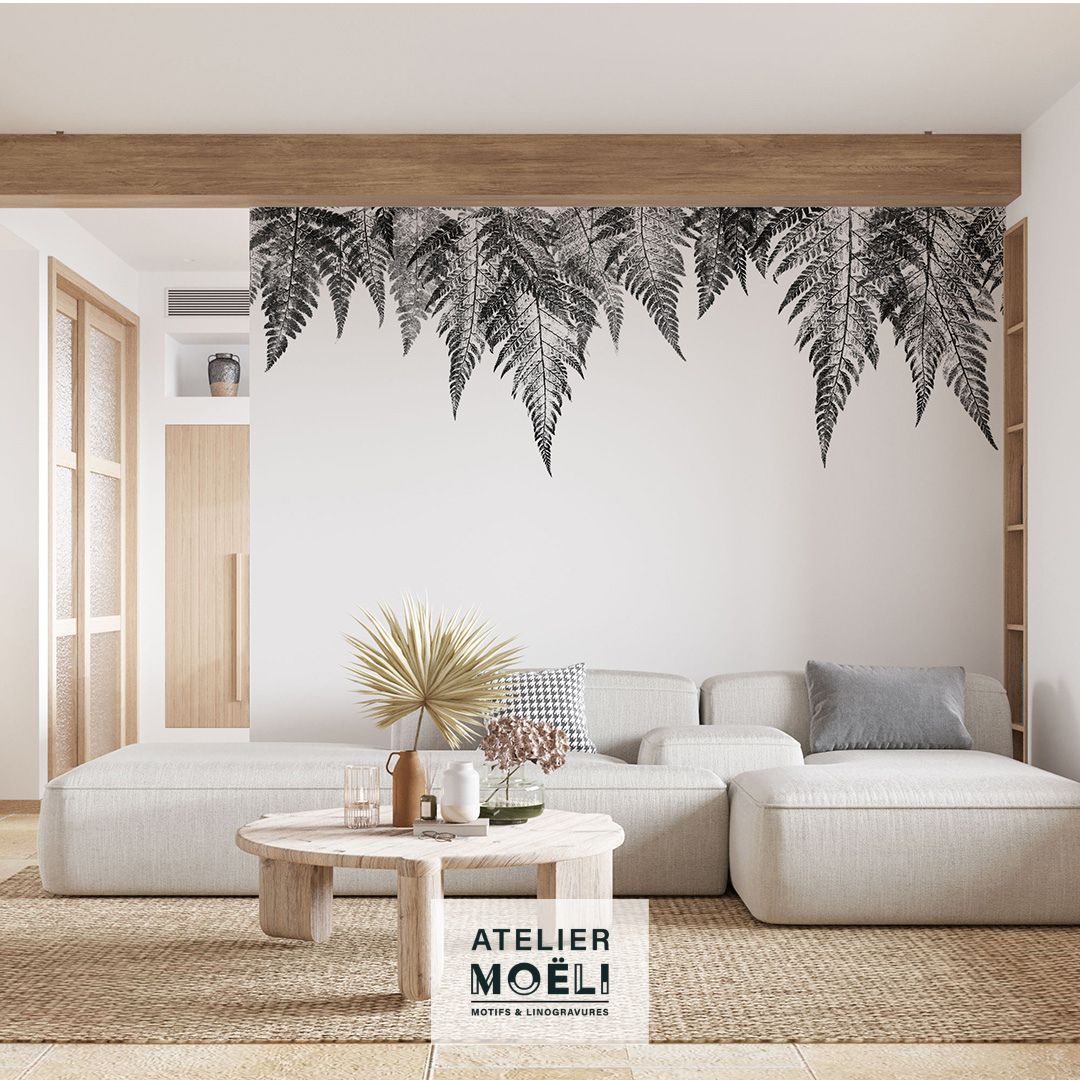 ateliermoeli's tweet photo. Je suis très heureuse de vous présenter ma première collaboration avec Ambiance Murale ! Une collection de papier peint sur-mesure réalisée à partir d'empreintes végétales 🍃

A retrouver sur https://t.co/FyeUwncQ0N https://t.co/89gIxXzpnr