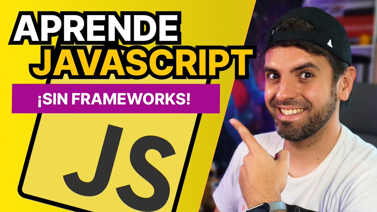 carlosazaustre's tweet photo. ¿Te cansa tanto framework de JavaScript?

Lo importante es conocer bien JavaScript nativo (o vanilla) y como se comunica todo.

En el último video-tutorial del canal te explico todo.

(Link abajo) https://t.co/cvqlOnTG25
