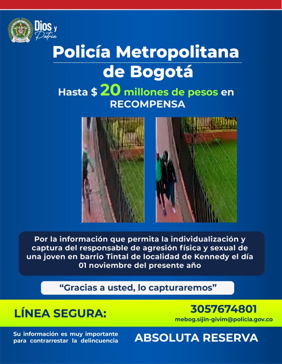 Policía Metropolitana de Bogotá tweet media