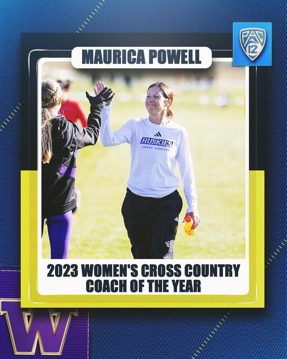 Amy Bunnage from <a href="/StanfordXCTF/">StanfordXCTF</a> leads the way for the Women's #Pac12XC awards, becoming the third freshman to win Athlete of the Year honors in Pac-12 history 👏 

Maurica Powell from <a href="/UWTrack/">Washington Track & Field and Cross Country</a> was voted Women's Coach of the Year after guiding the Huskies to a Pac-12 title.

📰