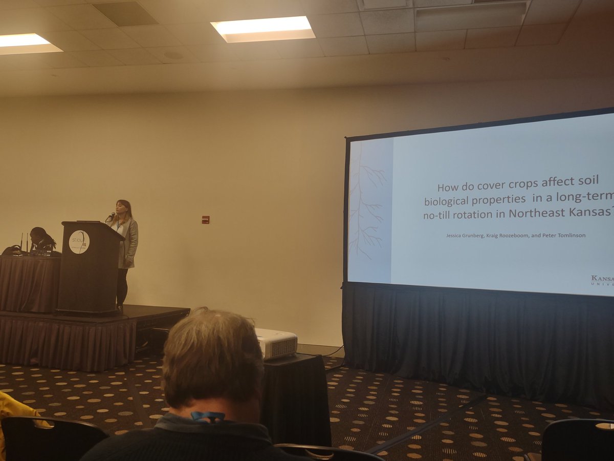 Peter Tomlinson (@kstatesoilh2o) on Twitter photo Congratulations to <a href="/GrunbergJessica/">Jessica Grünberg</a> on her 1st place oral presentation in the ASA Soil Health Community student competition. Congratulations to <a href="/GrunbergJessica/">Jessica Grünberg</a> on her 1st place oral presentation in the ASA Soil Health Community student competition.