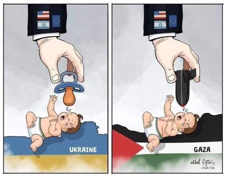 sinou_'s tweet photo. الكيل بمكيالين 
#Palestine 
#مجزرة_جباليا 
#غزة_تنتصر https://t.co/GlmhTXBUU9