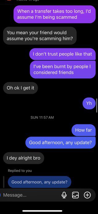 - Man reveals what his friend did to him after he mistakenly send almost N300k to his account. #Thread 1/2