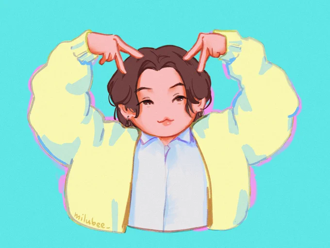 being cute~