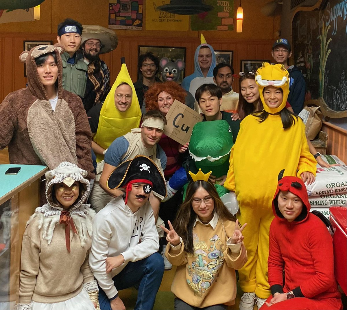 The labs annual Halloween bowling party was a spooktacular success! Congrats to Subhash for winning the tournament and to Megan for best costume second year in a row!