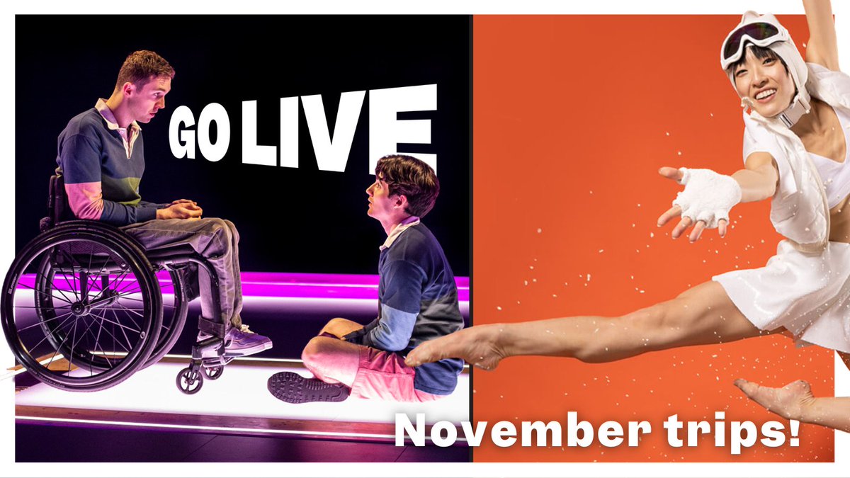 Aged 15-24? ✨ Come to our upcoming Go Live trips this month! We'll be visiting the extraordinary new musical <a href="/TLBTmusical/">The Little Big Things: A New Musical</a> at <a href="/sohoplacelondon/">@sohoplace</a>, as well as the playful reimagining of <a href="/nutcrackerldn/">McOnie Company's Nutcracker</a> in a pop-up jazz club under <a href="/southbankcentre/">Southbank Centre</a>. Tickets are £7-15, depending on age.