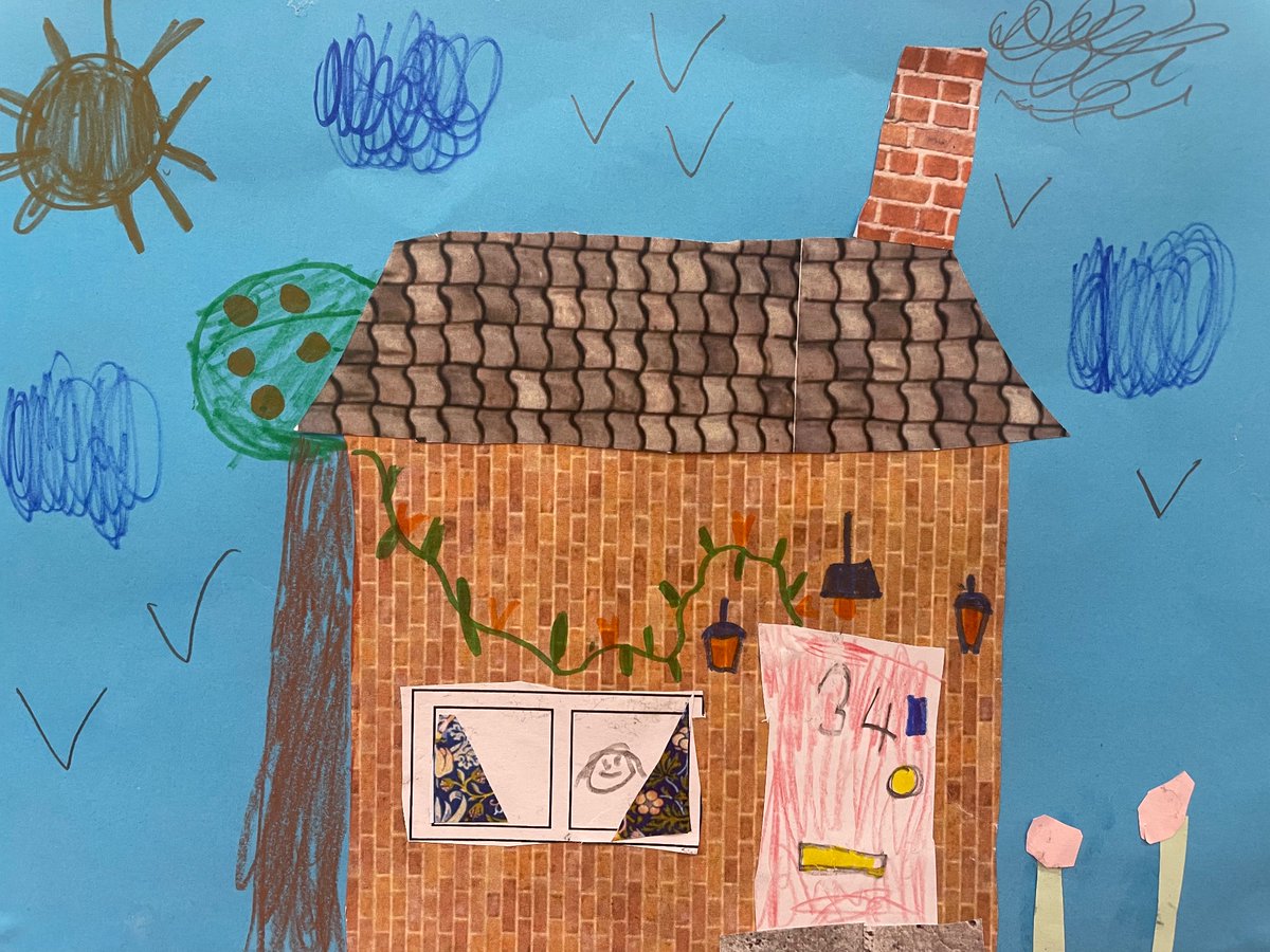HighBlackheath's tweet photo. Year 1 have created house collages for our Creative Curriculum topic, ‘Homes’. They have used problem-solving, practical measuring, cutting and sticking skills. @BlackheathHigh https://t.co/yzbV8ULIPo