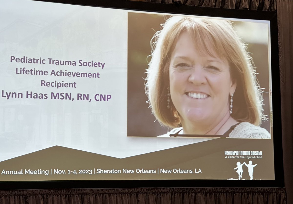 TxRangerGirl1's tweet photo. Congratulations to Lynn Haas-Pediatric Trauma Society Lifetime Achievement Recipient 💕

@PediTraumaSoc https://t.co/EKxDUwSL4x