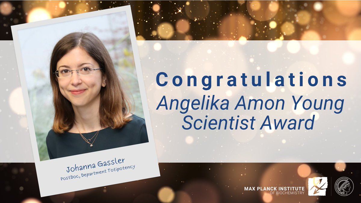 MPI_Biochem's tweet photo. Congratulations to Johanna Gassler on receiving the #AngelikaAmonYoungScientistAward 2023 as a result of her outstanding PhD work, which included research on the #sparkoflife! 🎉

❕article: https://t.co/1OtQFBbAGk
❕award: https://t.co/zUkobHtOOS

@kochinstitute #totipotency https://t.co/mfaTAlJs9m