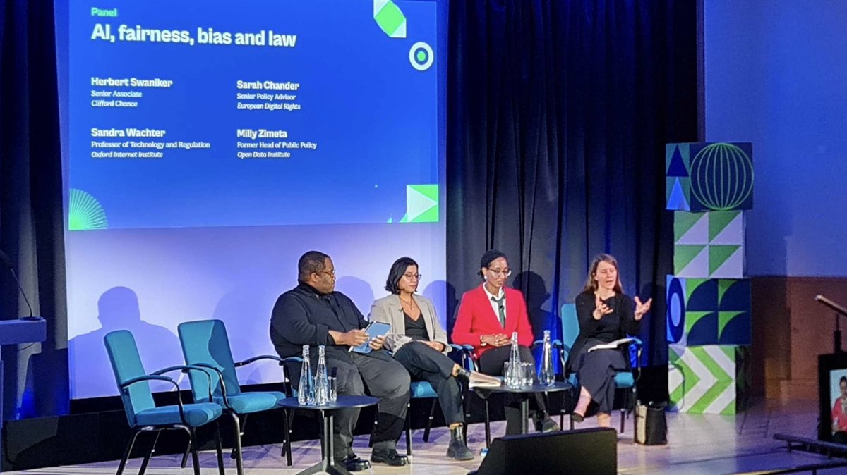ImmersiveLtd's tweet photo. Our Head of Production, Lisa McNab, explored #AI safety, fairness, &amp; governance at @AISummitFringe. We're actively developing ethical frameworks for #GenAI tools &amp; #LLMs to enhance our AI projects. Proud to be part of global conversations in the #creativeindustries. https://t.co/OyIQNdsU9z