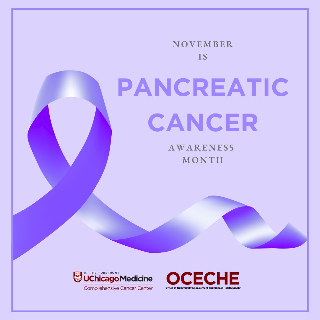 November is Pancreatic Cancer Awareness Month!
Let's shine a light on this often overlooked, yet devastating disease. Share information, stories of hope, and ways to support research and those affected. 💜 
Learn more: ow.ly/kWbZ50Q36tQ
#PancreaticCancerAwareness #WageHope