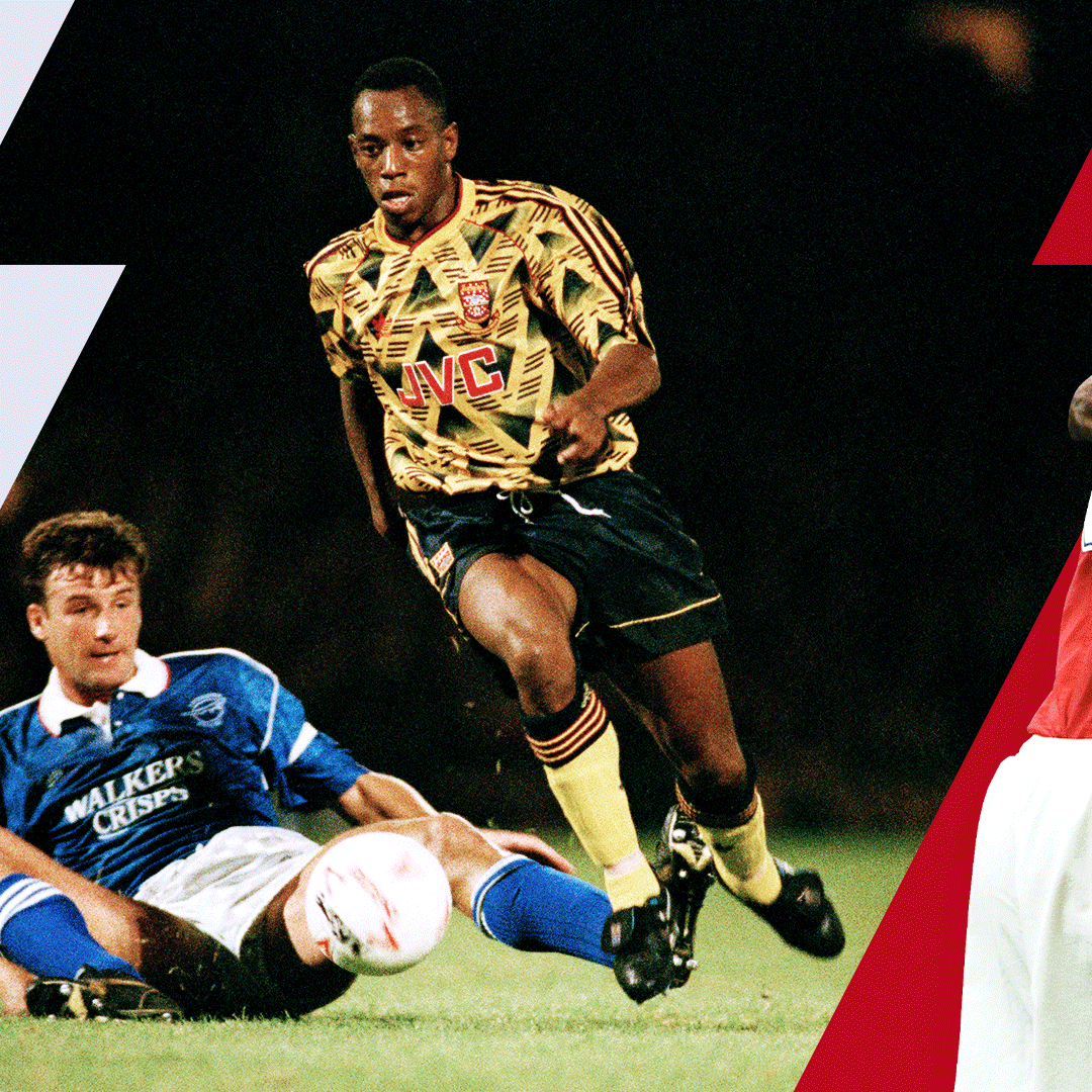 Arsenal's tweet photo. 🏟 288 matches
⚽️ 185 goals
🌟 1 Ian Wright 

Happy birthday, Wrighty 🎈