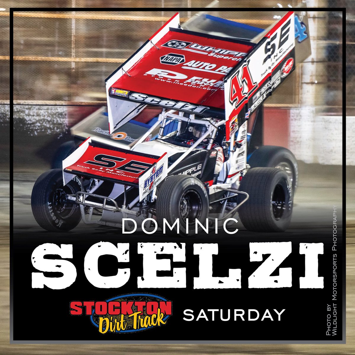 Next up for Dominic Scelzi is an event at @StocktonDirt this Saturday! #TeamILP